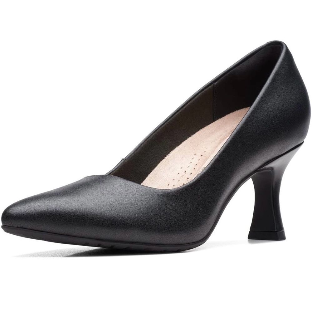 Clarks Classic Black Heels